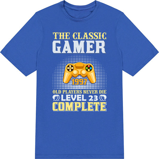 Classic Gamer 1997 Unisex T-Shirt - Premium Gaming Apparel