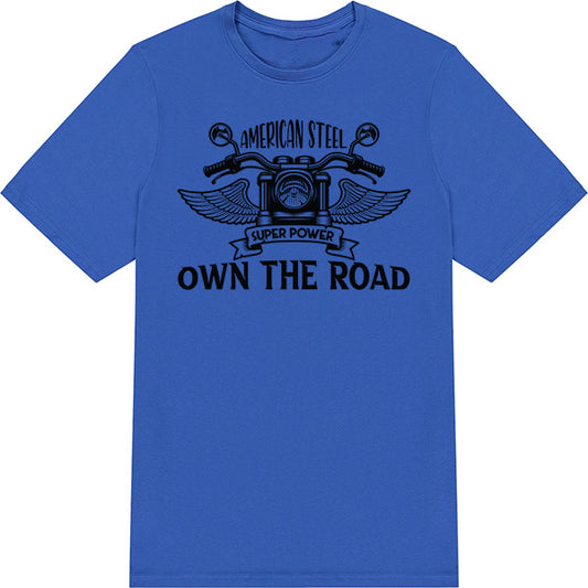 American Steel Unisex T-Shirt | Ideal for Motorcycle Fans