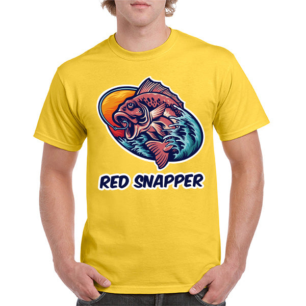 Red Snapper Unisex T-Shirt | Ideal for Fishing Fans