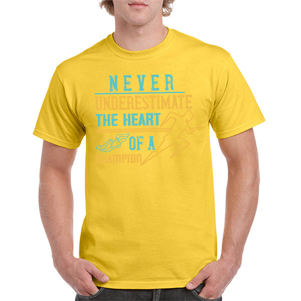 Unisex "Heart Of A Champion" T-Shirt | Runner's Edition