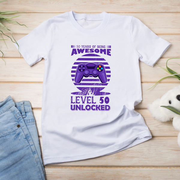 50 Years of Awesome Unisex T-Shirt | Premium Gaming Apparel