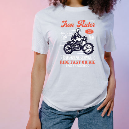 Iron Riders Unisex T-Shirt | Ride Fast or Die | Equestrian Gear