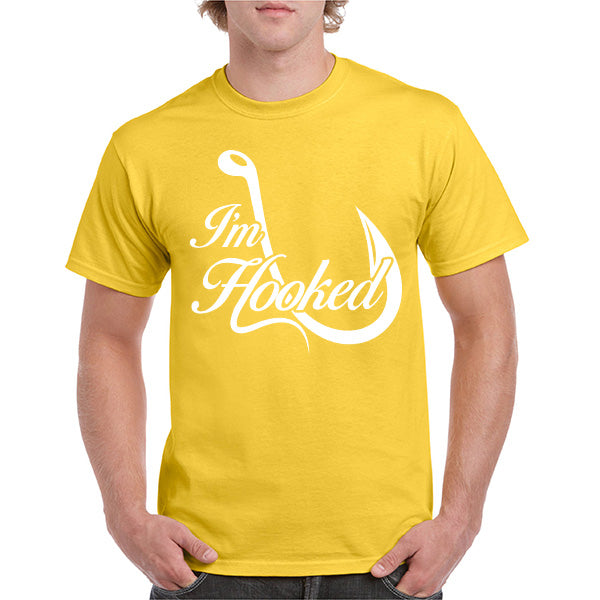 "I Am Hooked" Unisex T-Shirt | Ideal for Fishing Fans