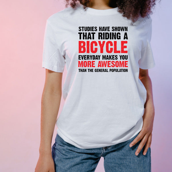 Unisex 'Riding A Bicycle' T-Shirt | Bicycle Adventures