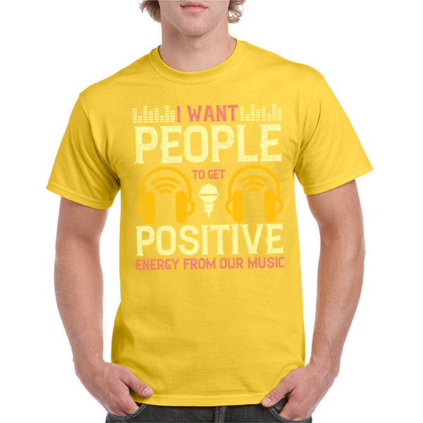 Positive Energy Unisex T-Shirt - Uplifting Vibes for Equestrians