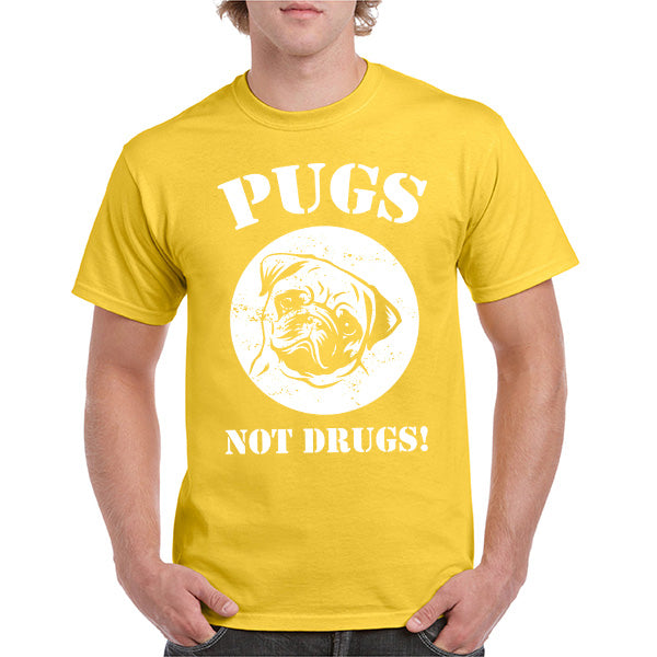 "Pugs Not Drugs" Unisex T-Shirt | Ideal for Dog Lovers