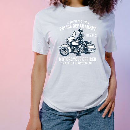 NYPD Unisex T-Shirt | Perfect for Motorbike Enthusiasts