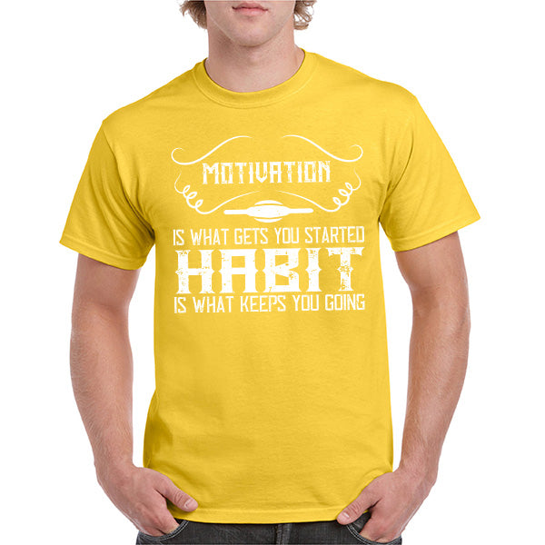 Motivation Habit Unisex T-Shirt | Ideal for Fitness Fans