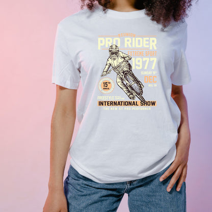 Pro Rider Unisex T-Shirt | Bicycle Adventures | Shop Now