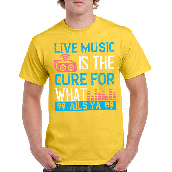 Live Music Unisex T-Shirt | Perfect for Music Lovers