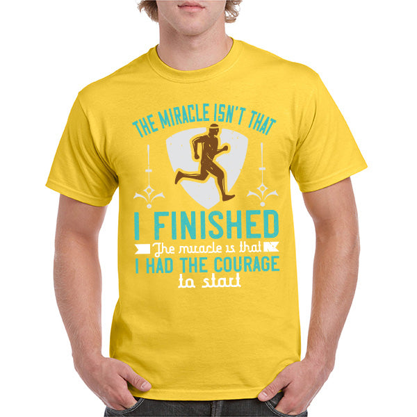 Miracle Courage T-Shirt | Unisex Runner's Edition