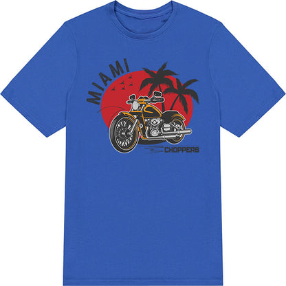 Miami Choppers Unisex T-Shirt | Ideal for Motorbike Fans