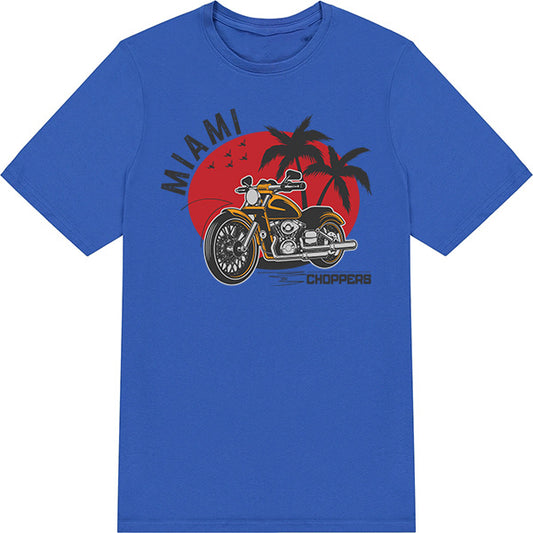 Miami Choppers Unisex T-Shirt | Ideal for Motorbike Fans