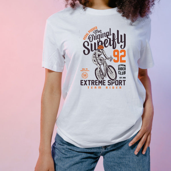 SuperFly Unisex T-Shirt | Ideal for Bicycle Adventures