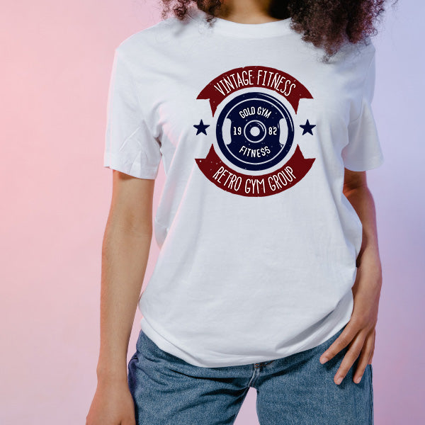 Vintage Gold Gym 1982 Retro T-Shirt | Unisex Fitness Apparel