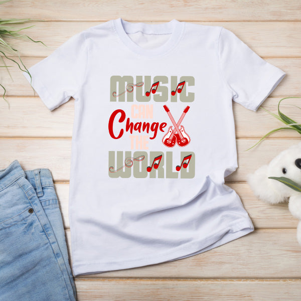 "Music Can Change The World" Unisex T-Shirt - Shop Now