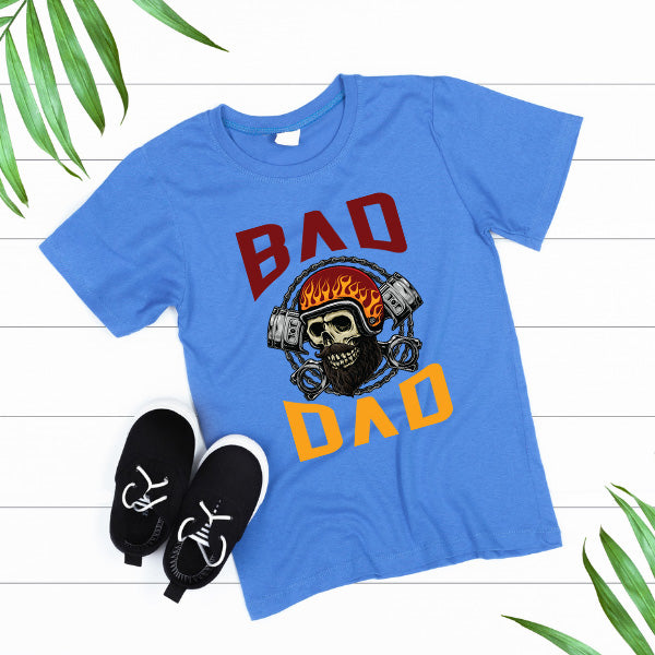 "Bad Dad" Unisex T-Shirt | Ideal for Motorcycle Lovers