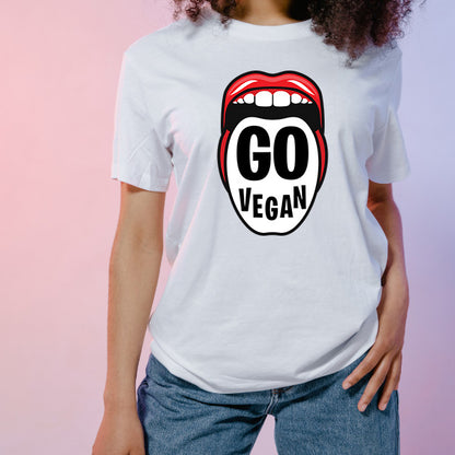 Go Vegan Unisex T-Shirt | Embrace Vegan Vibes | Equestrian Apparel