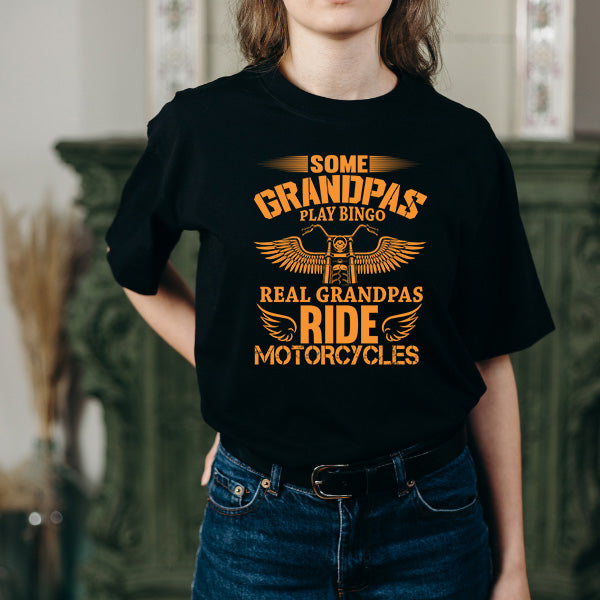 Grandpas Ride Motorcycles T-Shirt | Perfect for Bikers