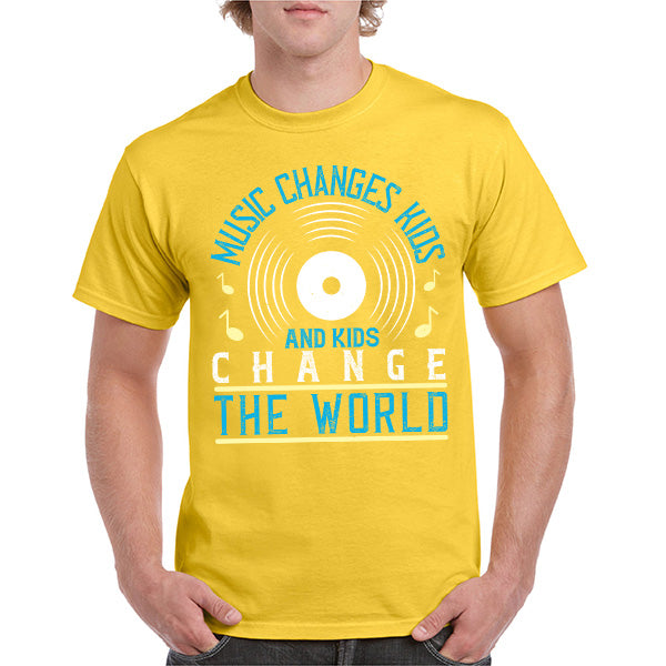 "Music Changes Kids" Unisex T-Shirt | Ideal for Music Lovers