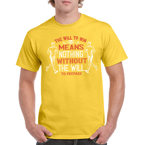 Will To Win T-Shirt | Unisex Runner's Edition | Equestrian Shop