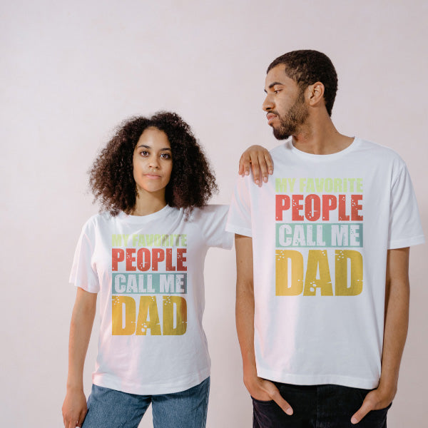 "My Favorite People Call Me Dad" T-Shirt | Equestrian Dad Gift