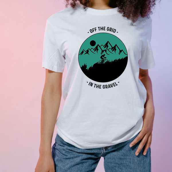 Off The Grid Gravel T-Shirt | Ideal for Bicycle Adventures