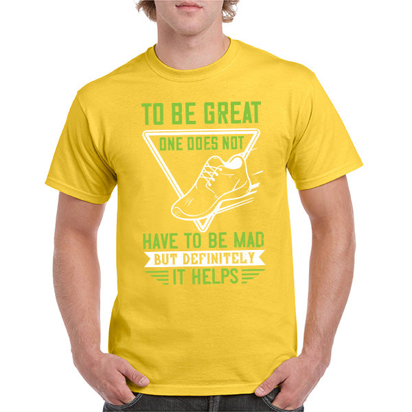 Unisex Runner's T-Shirt - 'To Be Great' Equestrian Edition