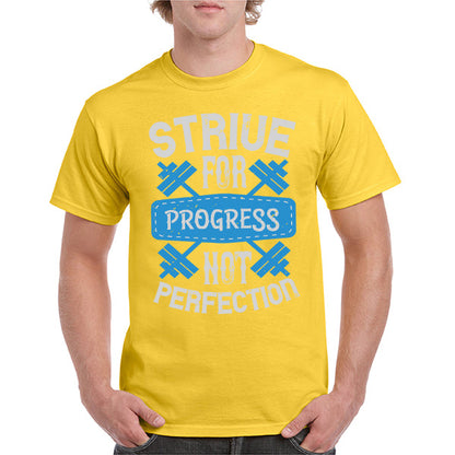 Strive For Progress T-Shirt | Unisex Fitness Tee