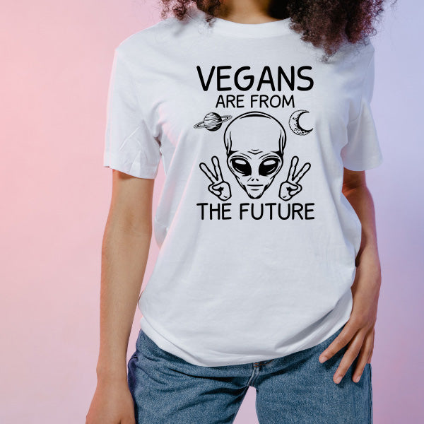 Vegans Are From The Future T-Shirt | Unisex Vegan Vibes