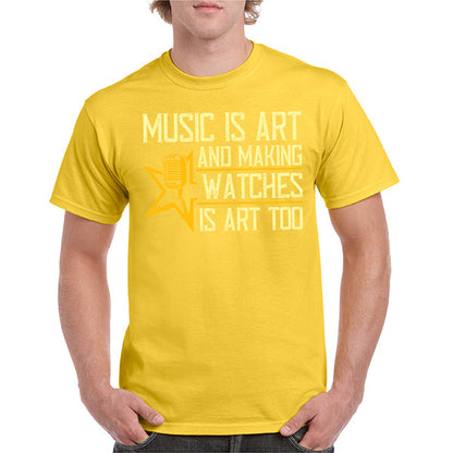 "Music Is Art" Unisex T-Shirt | Ideal for Music Lovers