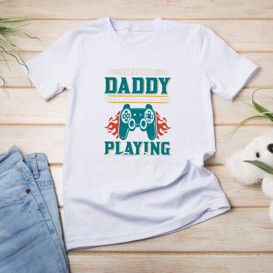 "I'm Proof Daddy Didn't Game All Day" Unisex T-Shirt | Equestrian Apparel