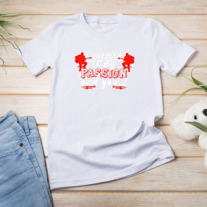 "Music Is My Passion" Unisex T-Shirt | Ideal for Music Lovers