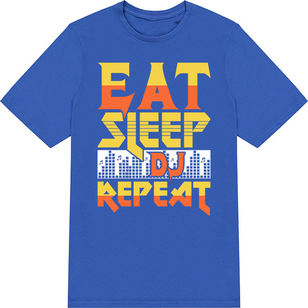 "Eat Sleep DJ Repeat" T-Shirt | Ideal for Music Lovers