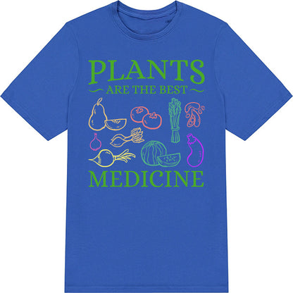 "Plants Are The Best Medicine" Vegan T-Shirt | Unisex Equestrian