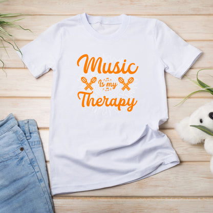 "Music Is My Therapy" Unisex T-Shirt | Ideal for Music Lovers