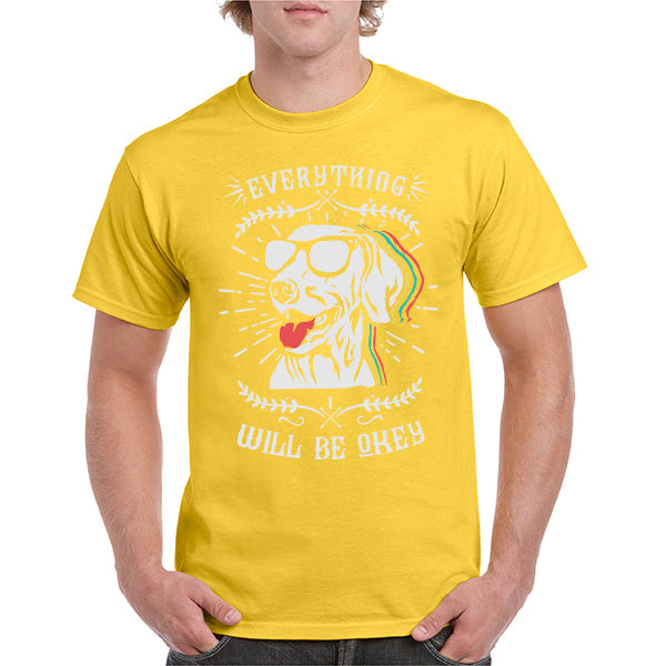 "Everything Will Be Okay" Unisex T-Shirt for Dog Lovers