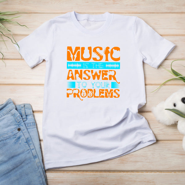 "Music Is The Answer" Unisex T-Shirt | Ideal for Music Lovers