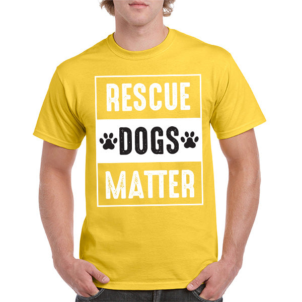 Rescue Dogs Matter Unisex T-Shirt | Ideal for Dog Lovers