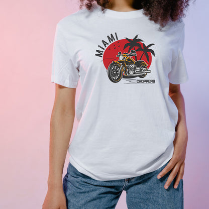 Miami Choppers Unisex T-Shirt | Ideal for Motorbike Fans