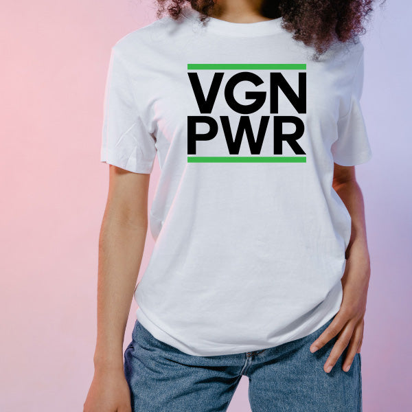 VGN PWR Unisex T-Shirt | Embrace Vegan Vibes | Shop Now