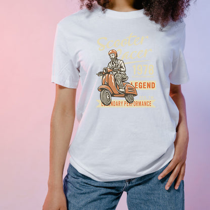 Unisex Scooter Racer T-Shirt | Ideal for Motorbike Fans