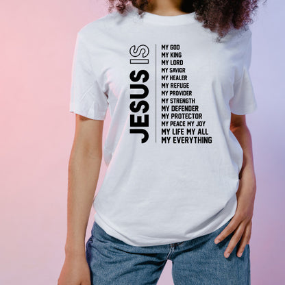 "Jesus Is" Unisex T-Shirt | Christian Equestrian Apparel