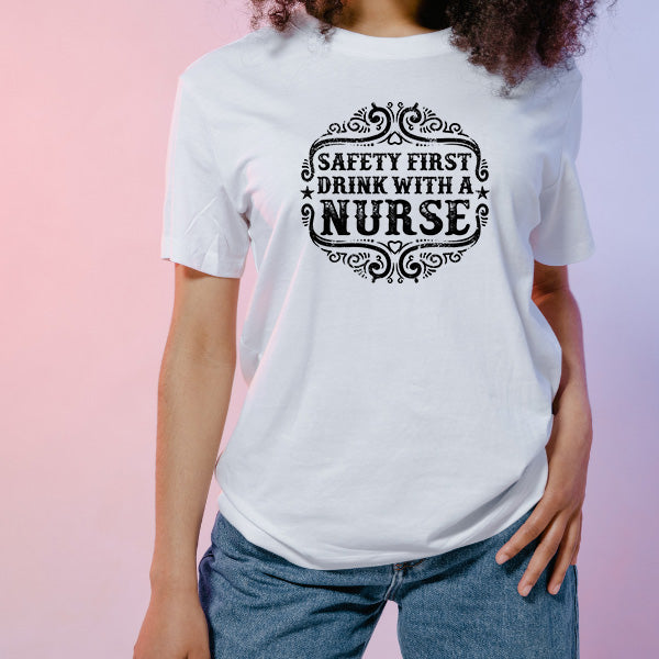 Safety First Nurse T-Shirt | Unisex Equestrian Apparel