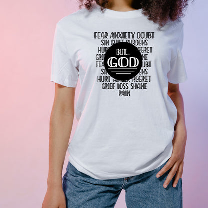 "But God" Unisex T-Shirt | Christian Equestrian Apparel