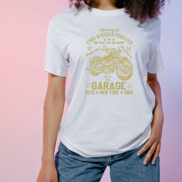 Motorcycle Two Wheels Forever T-Shirt | Unisex | Go Fast