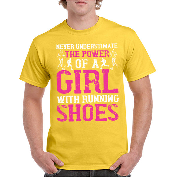 Unisex Runner's T-Shirt - Empowering Girls in Running