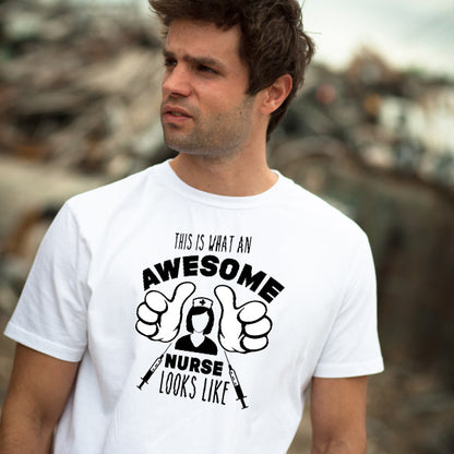 "Awesome Nurse" Unisex T-Shirt | Celebrate Nurse Pride