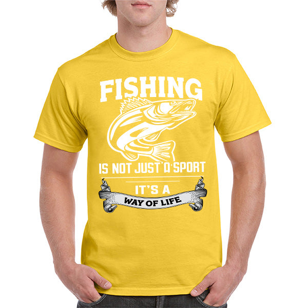 Fishing Is Life Unisex T-Shirt | Ideal for Fishing Lovers