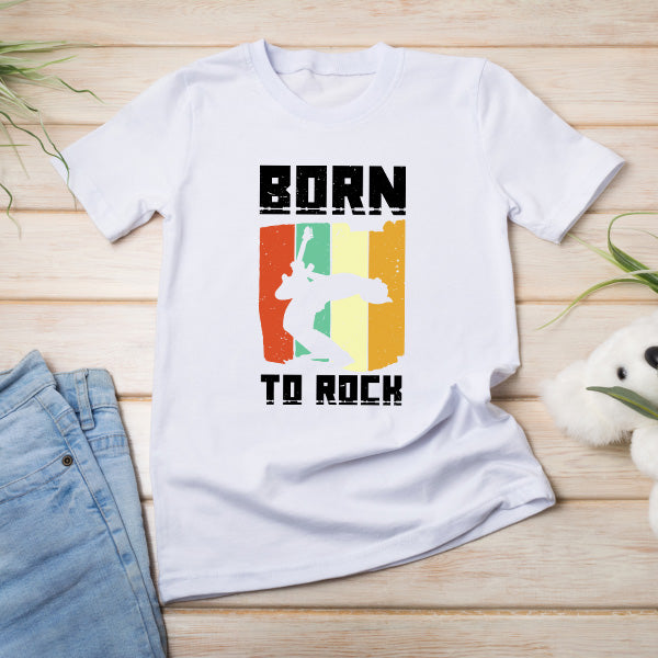 Born To Rock V1 Unisex T-Shirt | Ideal for Music Lovers